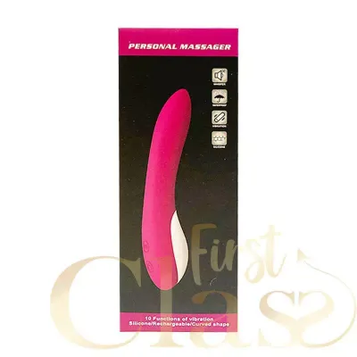 Personal massager 10 functions of vibrations curve shape