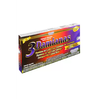 3 Damianas en Ampolletas – Vitalidad y Bienestar