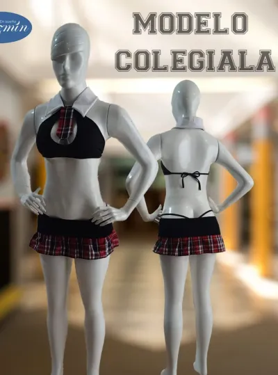 Disfraz sexy colegiala